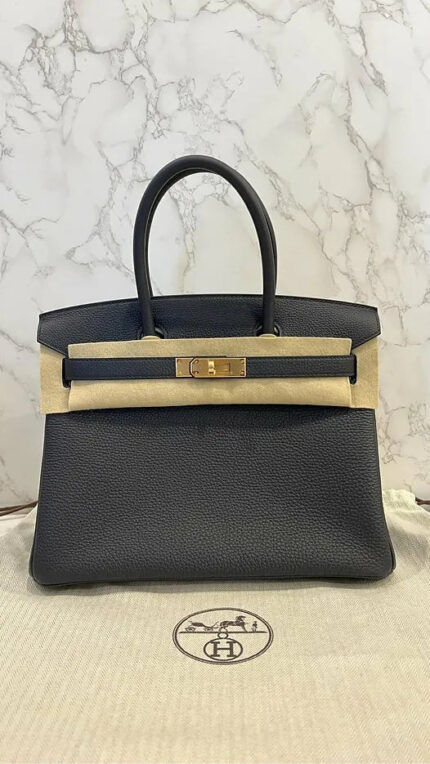 Hermes Birkin 30 TC Bleu Nuit GHW