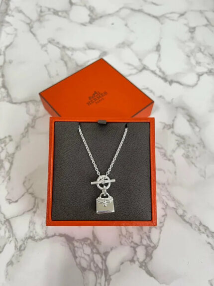 ❤️Hermes Kelly Amulette pendant Necklace 925 Silver