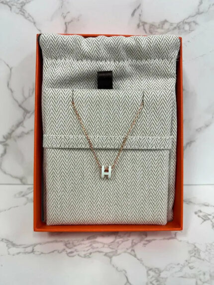 Hermes Mini Pop H Pendant Vert Fizz  RGHW