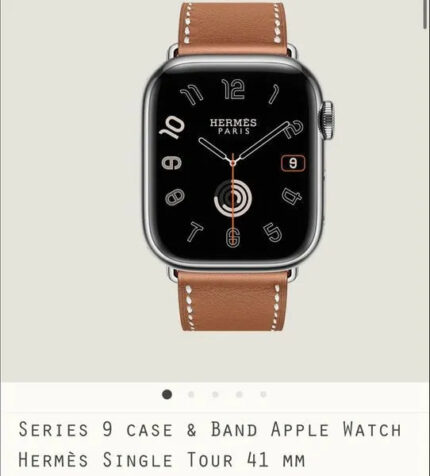 Hermes Series 9 case & Band Apple Watch Hermès Single Tour 41 mm