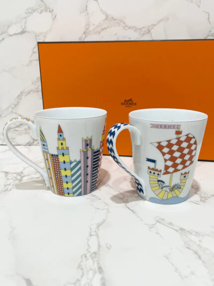 Hermes Epopee set of 2 mugs