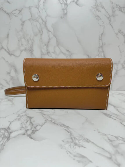 ❤️Hermes Hermesnap Gold 37 PHW W Stamp