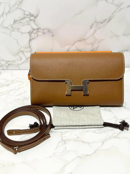 Hermes Constance Long To Go wallet  Epsom 37 Gold PHW