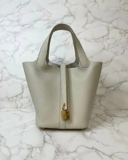 Hermes Picotin 18 TC Benton  8L GHW   U Stamp