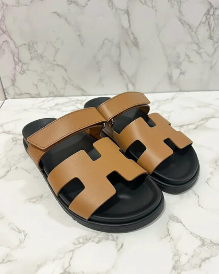 Hermes Sandales Chypre Naturel Size 38