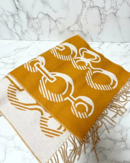 Hermes Casaque Do Re Boucles Muffler