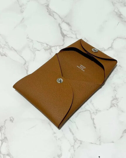 Hermes Porte-Monnaie Bastia Coin Bag Gold