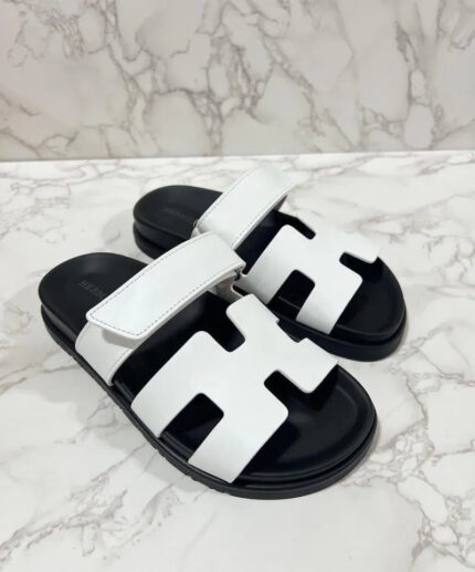 Hermes Sandales Chypre Blanc Size 39