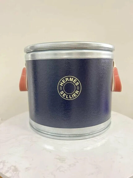 Hermes Blue Saddle box -Small 飼料桶 細size