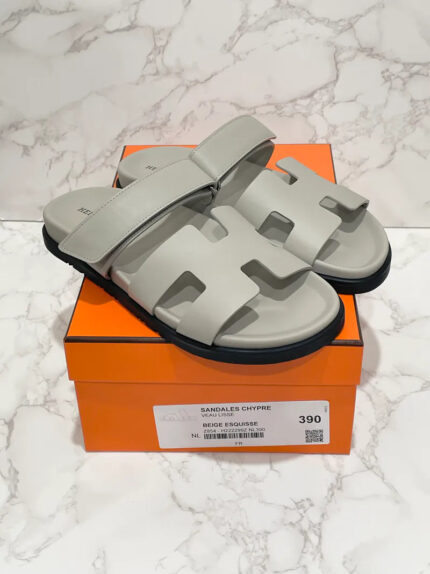 Hermes Sandales Femme Chypre Beige Esquisse 39