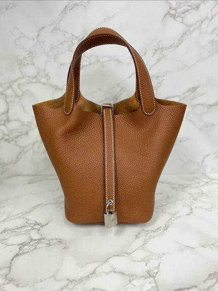 Hermes Picotin 18 TC Gold 37 GHW