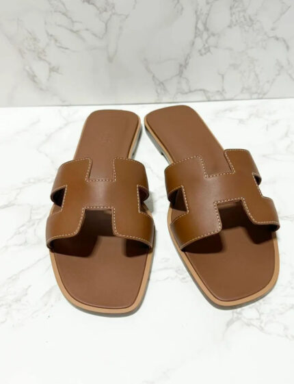 Hermes Oran Sandal H Gold Size 39