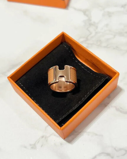 Hermes Olympe ring, Large model Gold RGHW 戒指 GM Model Size S