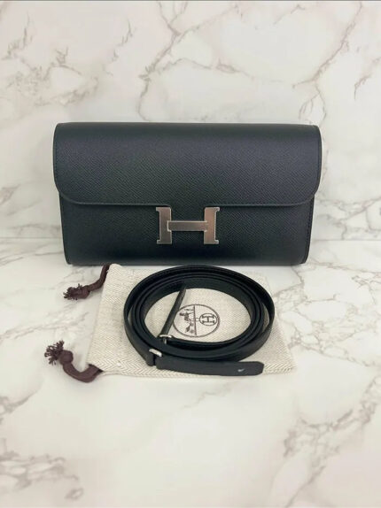 Hermes Constance Long To Go wallet Epsom 89 Noir PHW