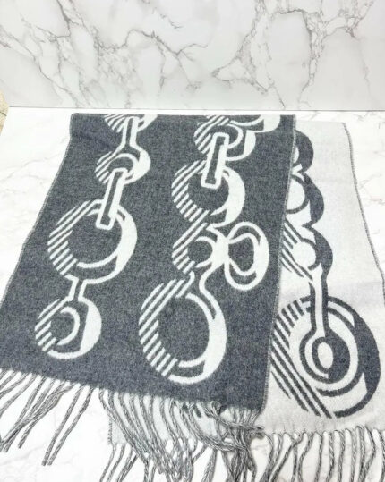 Hermes Casaque Do Re Boucles Muffler