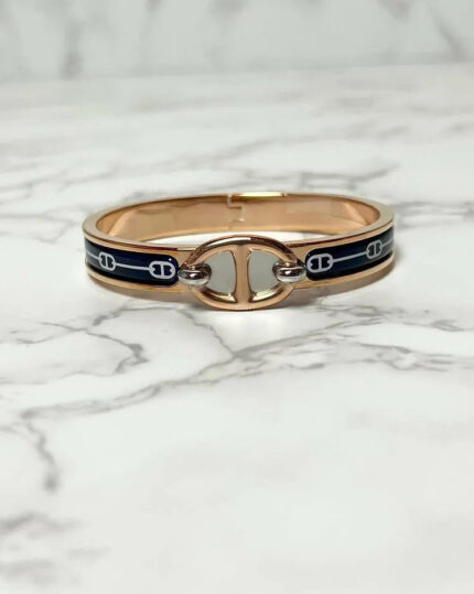 Hermes Mini Clic Ch D’ancre Bracelet RGHW Pm Size