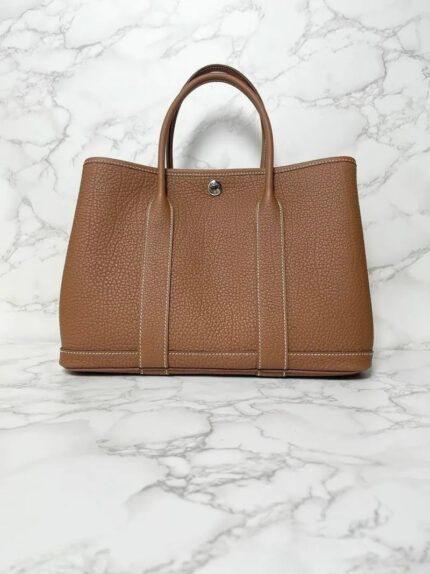 Hermes Garden Party 30 bag GP30 Gold B Stamp