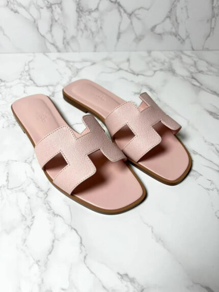 Hermes Oran Sandal H Rose Pale Size 38