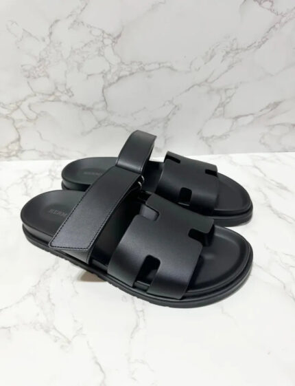 ❤️Hermes Sandales Chypre Noir Size 36